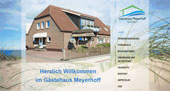 Desktop Screenshot of gaestehaus-meyerhoff.de